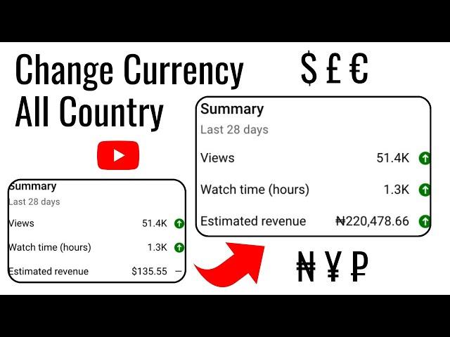 How to Change YouTube Channel Currency