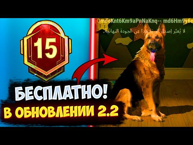 КОМПАНЬОН ОВЧАРКА БЕСПЛАТНО В ПУБГ МОБАЙЛ! УТЕЧКИ 15 СЕЗОНА ПУБГ СЛИВ СКИНОВ 15 СЕЗОНА В PUBG MOBILE