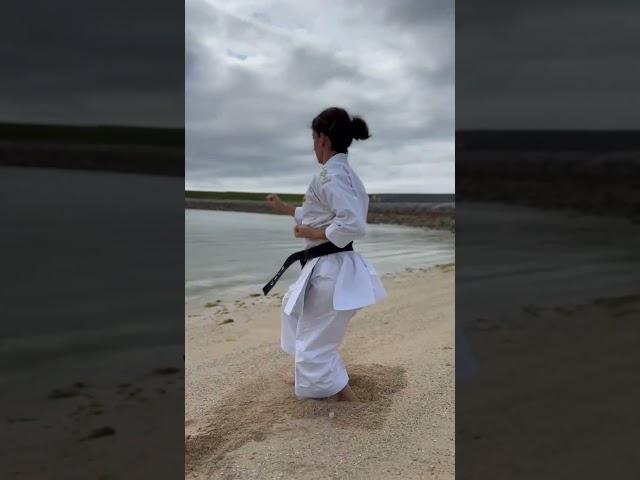 Memories from Okinawa  Sandra Sánchez #Karate #Beach #Okinawa #Japan #SandraSanKarate