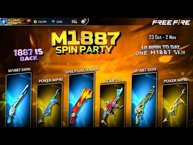 Finally M1887 Spin Event Return আসছে | One Punch Man m1887 Return Bd Server | Free Fire New Event