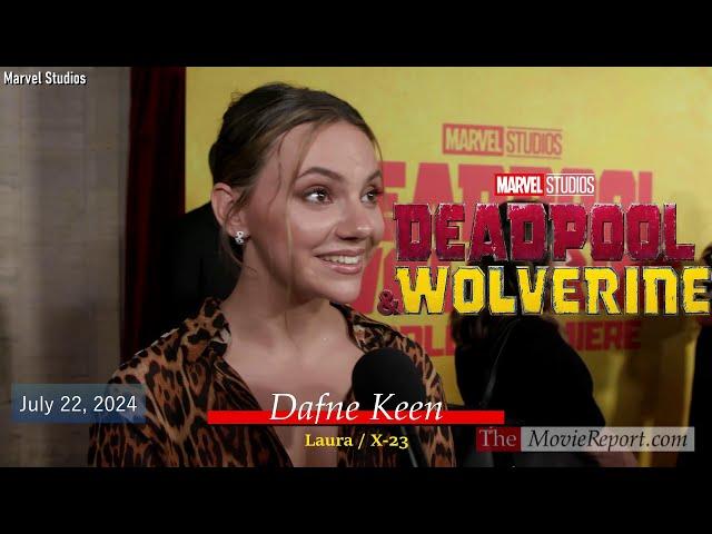 DEADPOOL & WOLVERINE premiere Dafne Keen, Kevin Feige, cast & crew interviews - July 22, 2024 4K