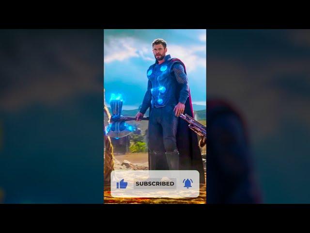 God Of Thunder Entry  | Thor Odinson Stormbreaker Power Edit Status  | Twins Animation | Shorts