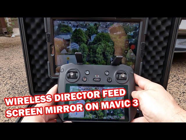 [Technical] How to mirror your screen to another device on the DJI Mavic 3