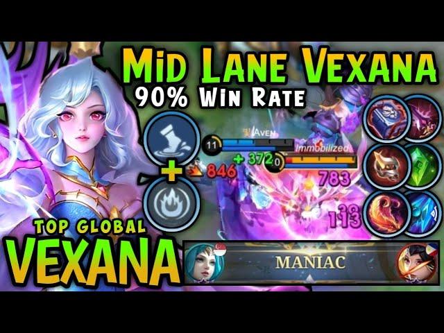 Vexana Best Build For 2024!! 90% Win Rate - Top Global Vexana Build & Emblem - Mobile Legends