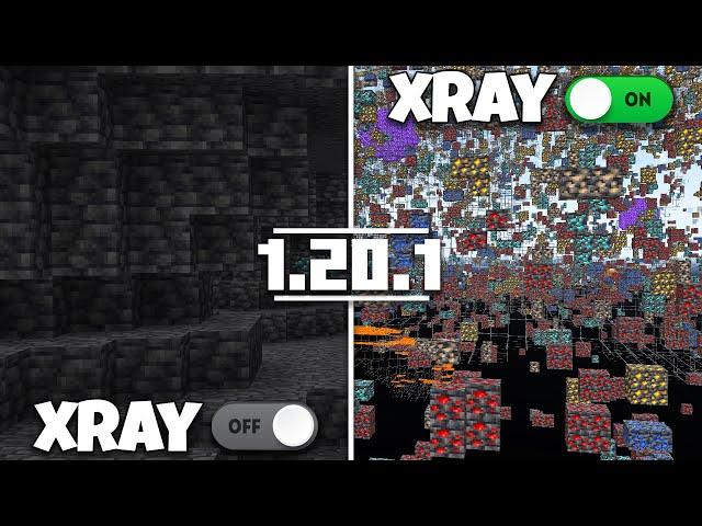 Download & Install Xray for Minecraft 1.20.1 | How to get XRAY Resource/Texture Pack