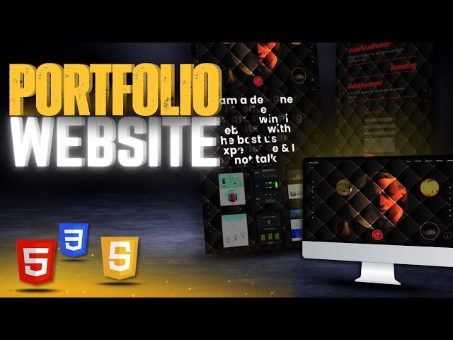 Build and Deploy a Personal Portfolio Website with HTML, CSS, & JavaScript | HTML, CSS, JS Tutorial