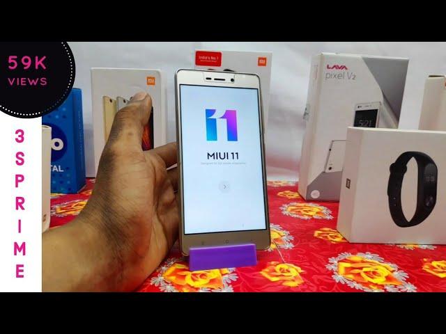 MIUI 11 | REDMI 3/3S/Prime Install & Review... Now