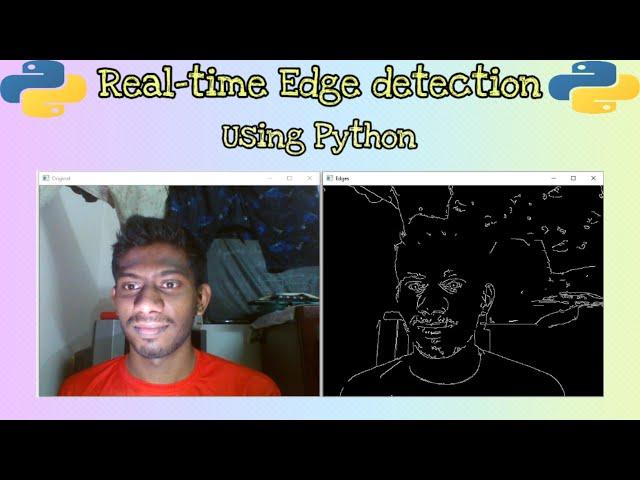 Real-time Edge Detection Using Python