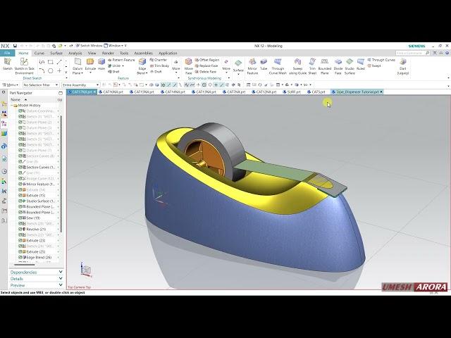 #FREE Siemens NX  Tutorial #recorded_classes