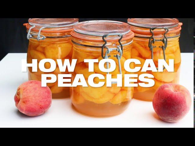 How to can Peaches