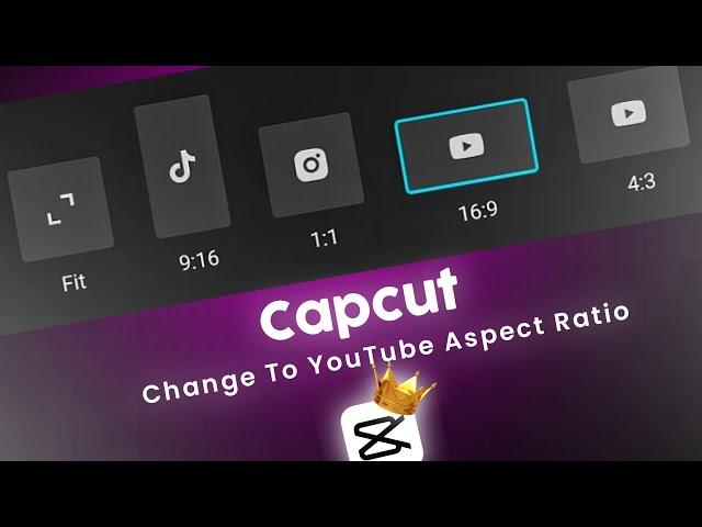 Capcut YouTube Size Aspect Ratio | Change Capcut Aspect Ratio | Capcut YouTube Size Video Editing