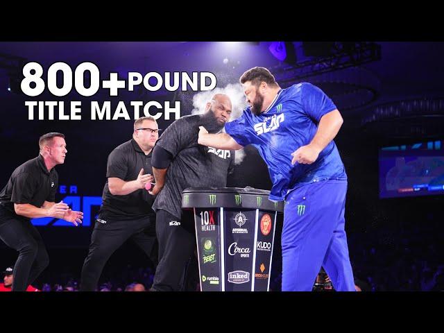 800+ Pound Title Match | Da Crazy Hawaiian vs Danie Van Heerden | Power Slap 8 - Full Match