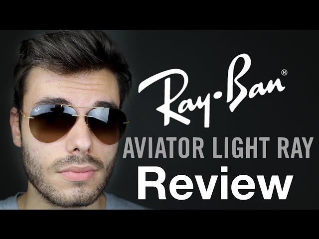 Ray-Ban Aviator Light Ray Review