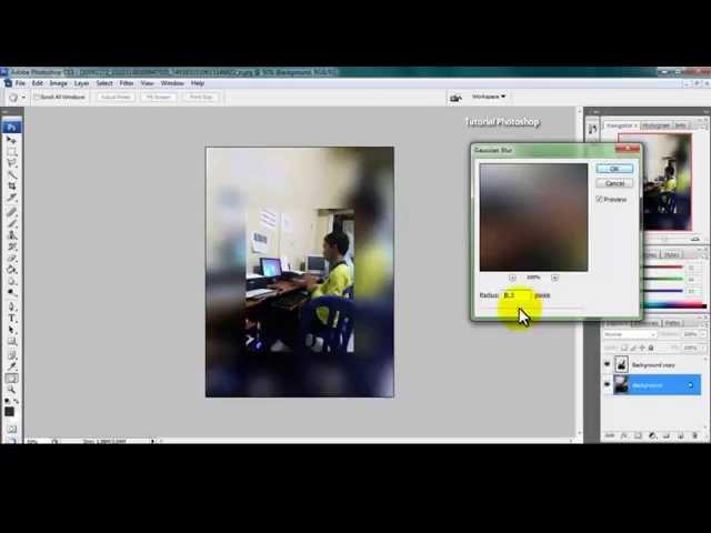 Cara Membuat Foto Belakang Blur Seperti DSLR di Photoshop CS3