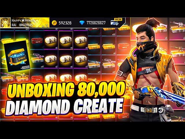 Opening 80000 Rare Weapon Crates- Garena Free Fire