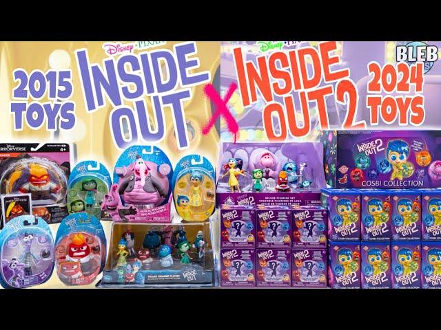 Inside out 2 Disney toy collection and Inside out 2015 toys unboxing review ASMR which is better?