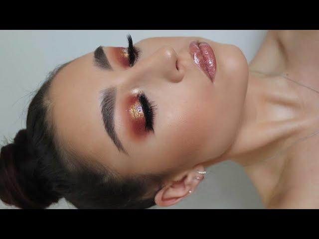 SUPER EASY CHRISTMAS GLAM MAKEUP TUTORIAL