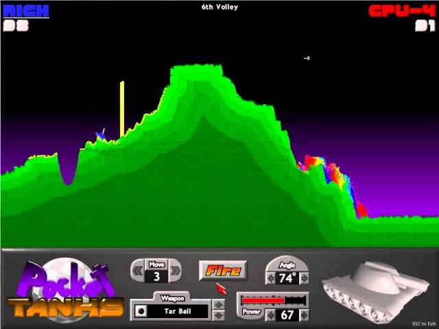 Pocket Tanks Gameplay