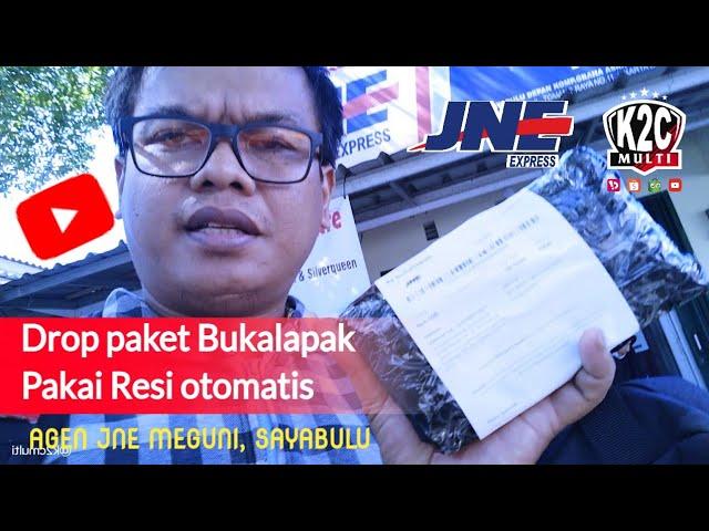 Cara kirim barang bukalapak lewat JNE pakai resi otomatis