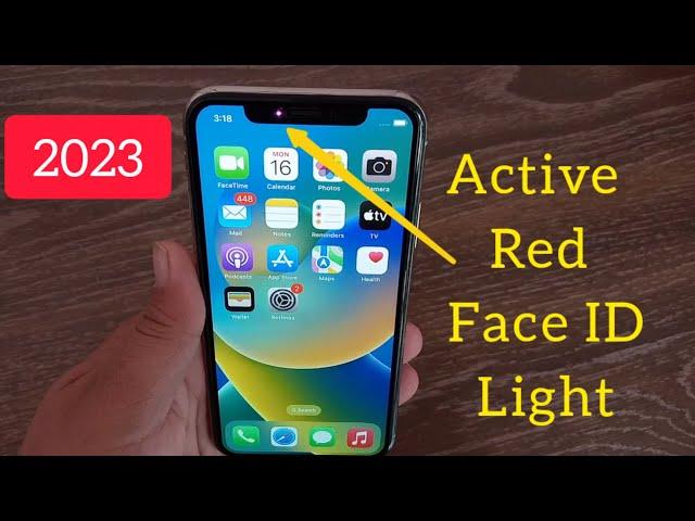 How to Active Red Face ID Light on iPhone | How to Turn on Red Light on iPhone.