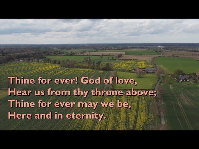 Thine for Ever! God of Love (Tune: Newington - 3vv) [with lyrics for congregations]