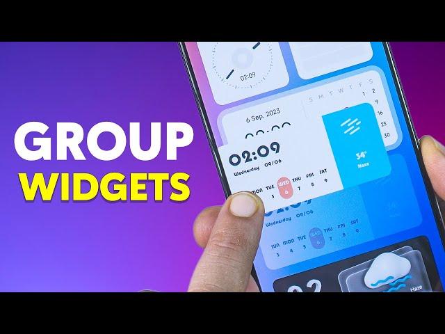 Group Widgets  MIUI 15 Upcoming Feature