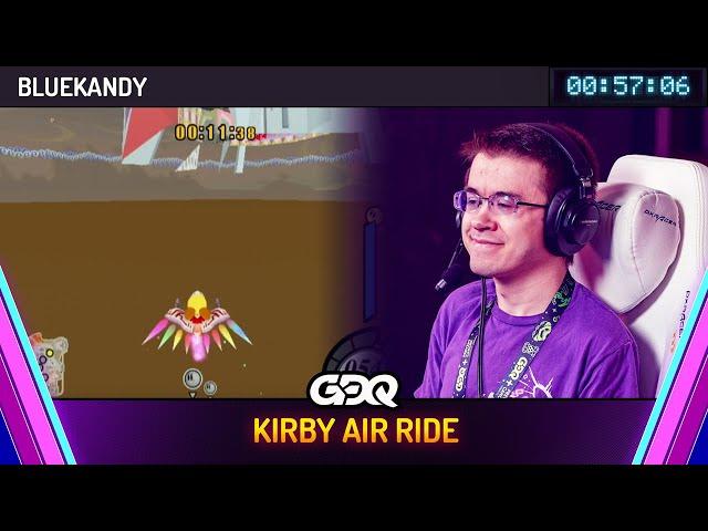 Kirby Air Ride by Bluekandy in 57:06 - Awesome Games Done Quick 2025