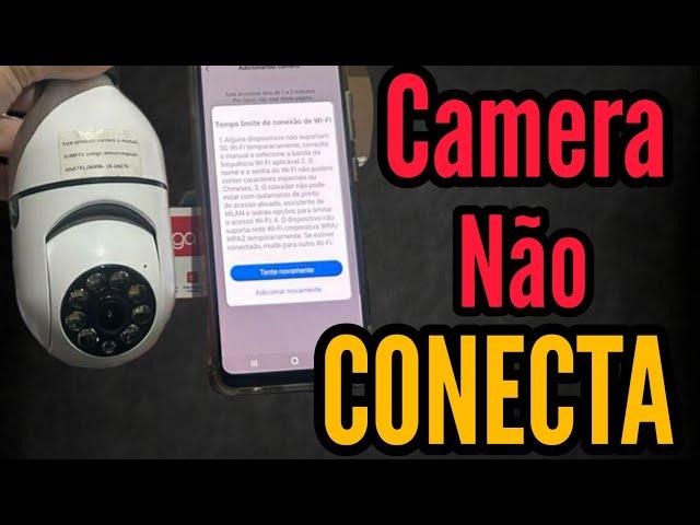 Camera não conecta fica tempo limite de conexão, Como Configurar Câmera ip