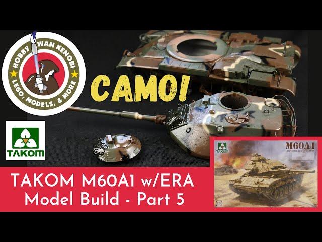 Plastic Scale Model Build - TAKOM M60A1 w/Explosive Reactive Armor 1/35 - Photo-Etch, Camouflage