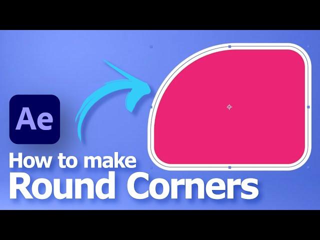 How to make round corners in After Effects 2024