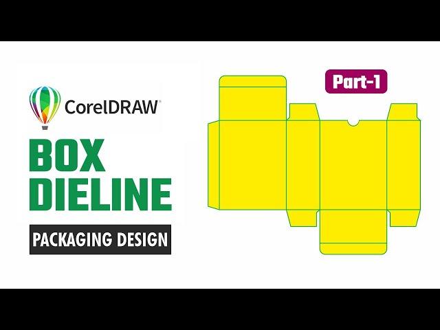 Box Dieline in CorelDraw - Packing Design