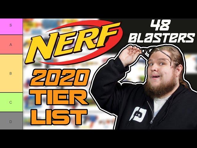 THE 2020 NERF BLASTER TIER LIST - EVERY BLASTER RANKED