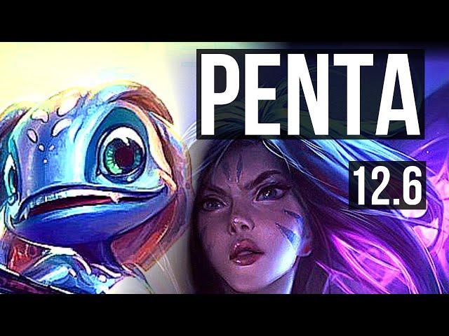 FIZZ vs KAI'SA (MID) | Penta, 19/3/7, Legendary, 300+ games | NA Master | 12.6