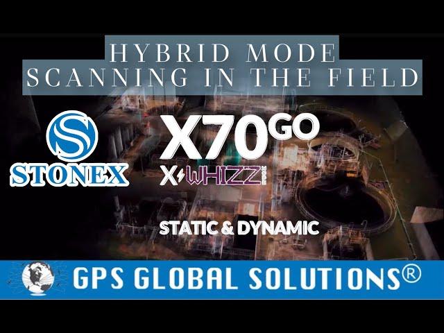 STONEX X70Go 3D SLAM - HYBRID MODE SCAN IN THE FIELD