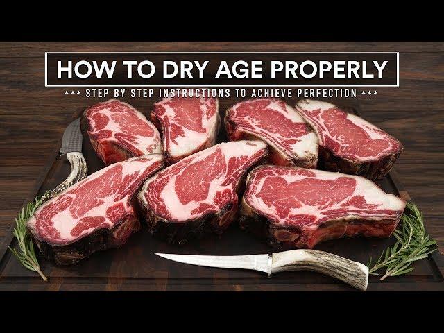 How to DRY AGE BEEF AT HOME Properly - 45 Day Aged Bone in Ribeye