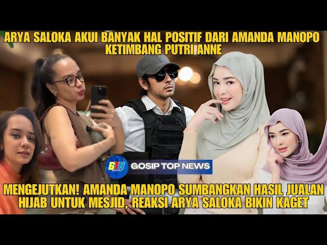 MENGEJUTKAN! AMANDA MANOPO SUMBANGKAN HASIL JUALAN HIJAB UNTUK MESJID,REAKSI ARYA SALOKA BIKIN KAGET