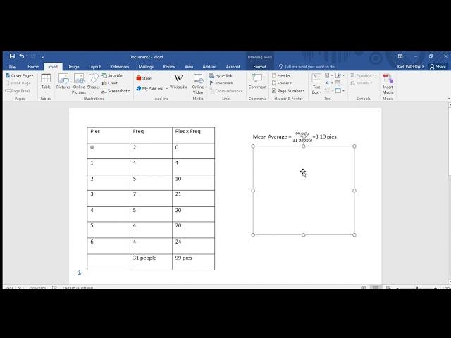 Year 8,9,10, 11 Mean median mode range of tabulated data