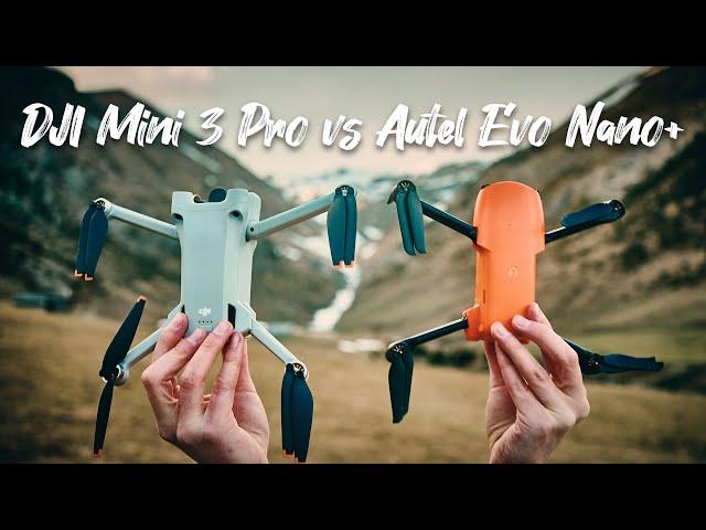 DJI MINI 3 PRO vs AUTEL EVO NANO+ Comparison Low Light, RCs...