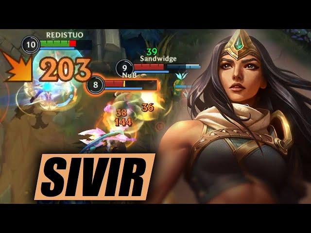 Wild Rift Sivir Gameplay New Champion (Build & Runes)