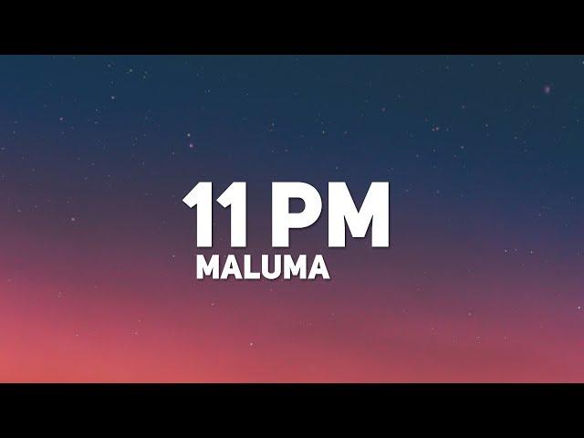 Maluma - 11 PM (Letra)