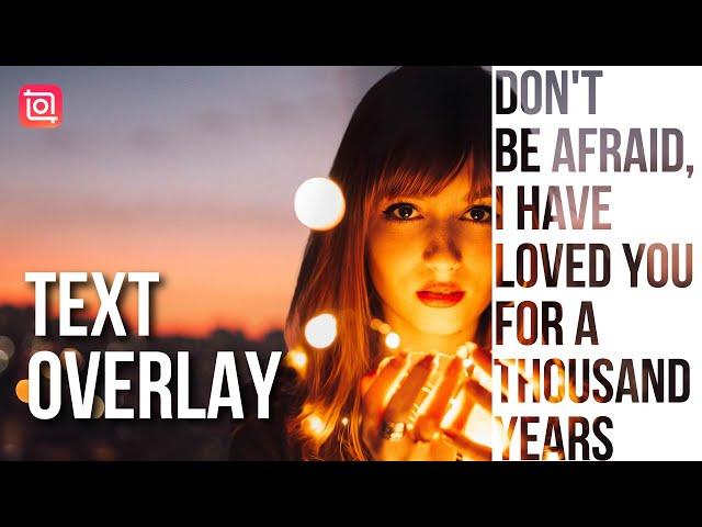 Text Overlay Effect Video Editing Tutorial with InShot | Trending Lyrics Video Tutorial