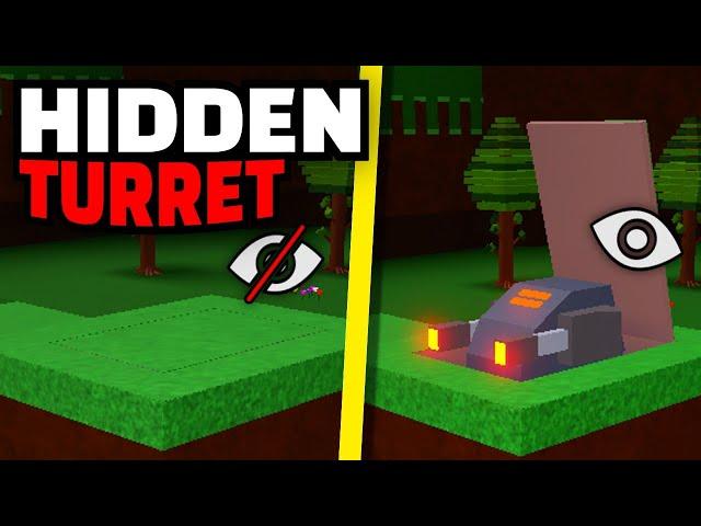 How to Make a HIDDEN TURRET | Build a Boat for Treasure - Tips & Tricks