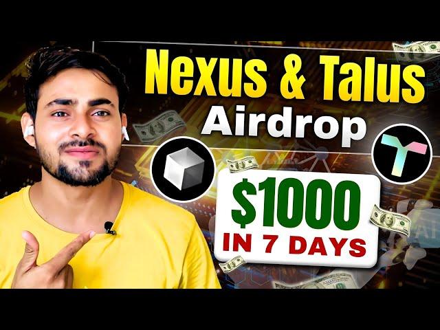 GET READY FOR A $2000 AIRDROP SURPRISE! Nexus Airdrop and Talus Airdrop Joining Process || Talus