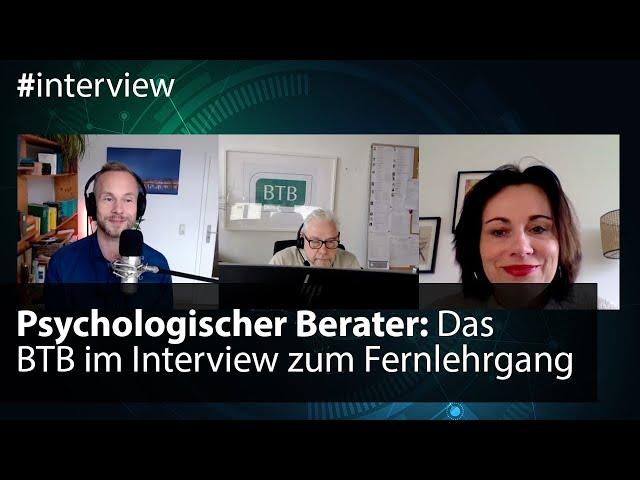 Psychologische Beratung im Fernstudium: Interview mit Betreuer & Dozentin vom BTB