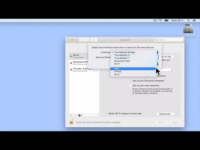 How to setup a Synology NAS (DSM 6) - Part 36: Configuring the macOS VPN Client to use L2TP/IPSec