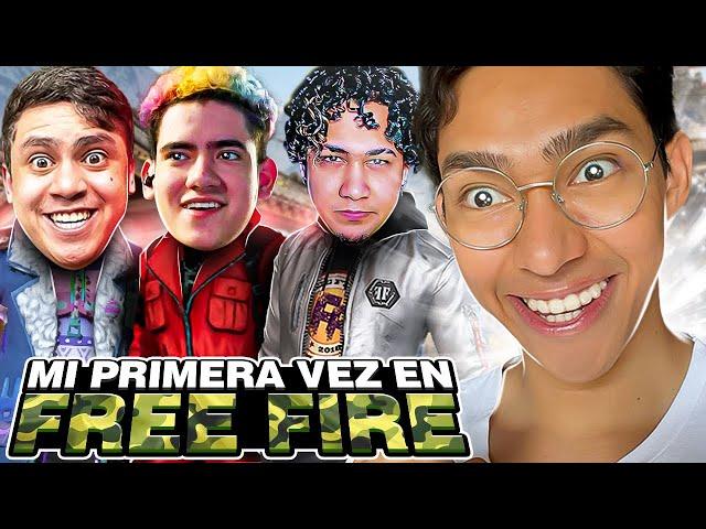 MI PRIMERA vez jugando FREE FIRE !! | Fernanfloo