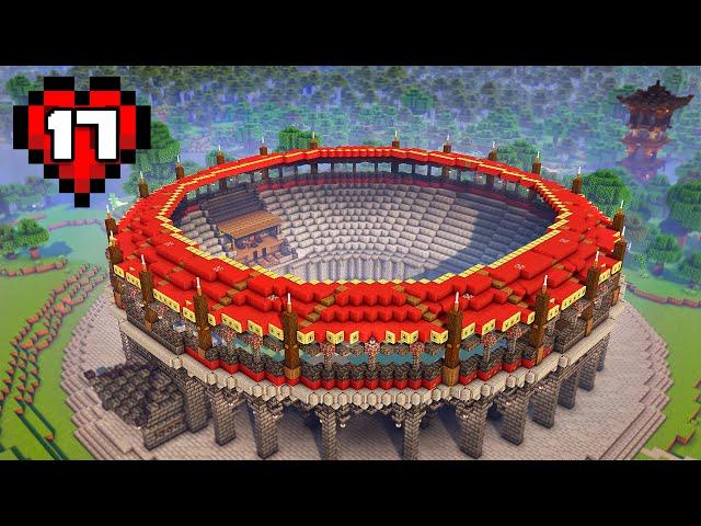 I Built A Fantasy Arena In Minecraft Hardcore (#17)