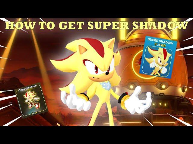 HOW TO GET SUPER SHADOW IN SONIC SPEED SIMULATOR