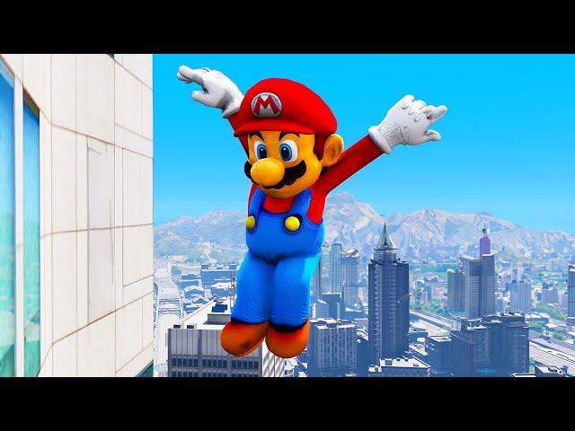 Super Mario Funny Gameplay Moments in GTA 5