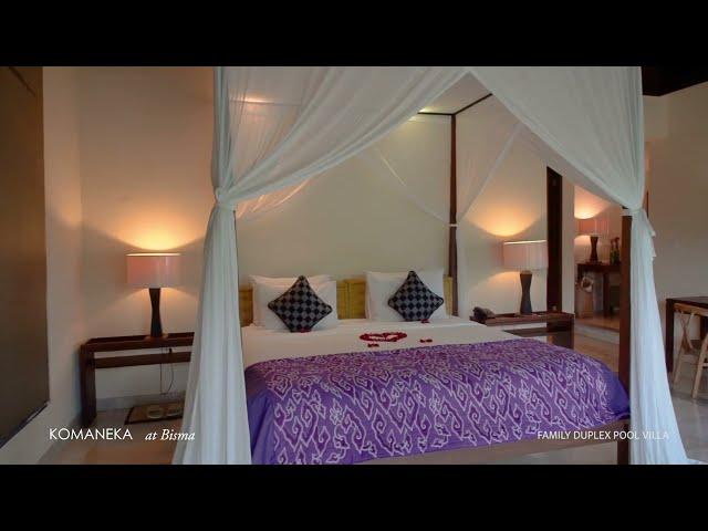 Room Tour of Family Duplex Pool Villa at Komaneka Bisma